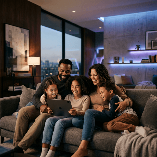 Happy Family using Tenfall